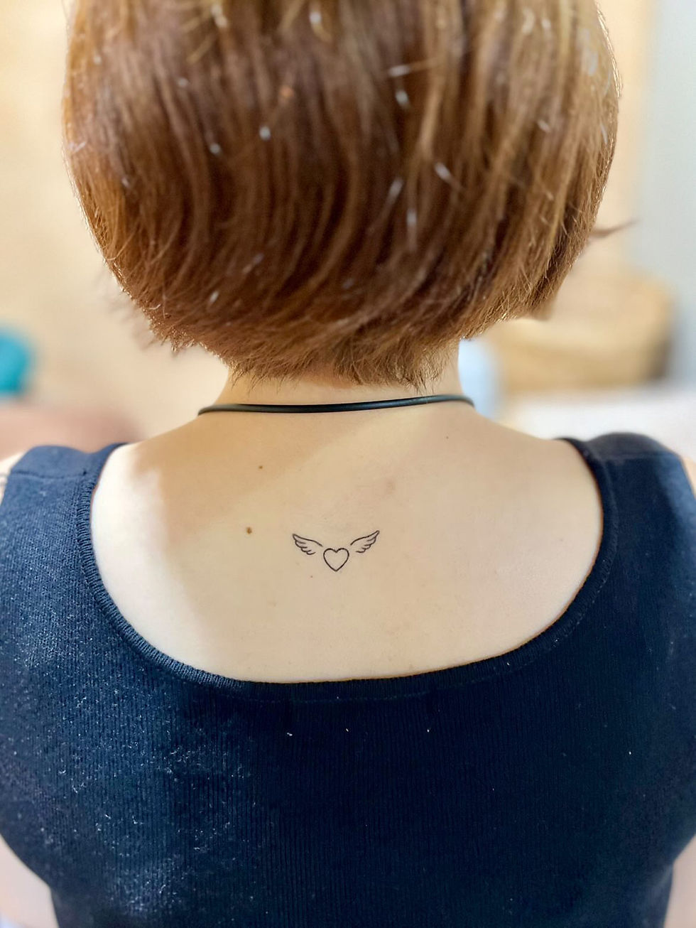 3cm ハート+天使の羽