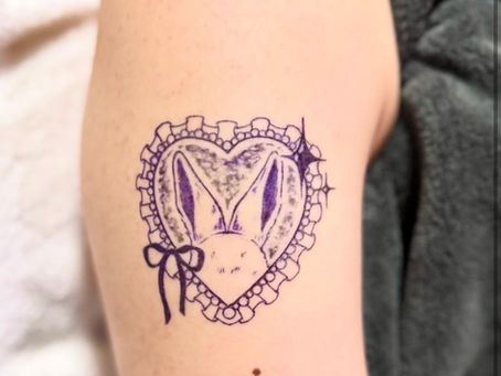 8cm ハートうさぎ