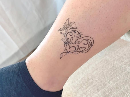 6.5cm 蛇モチーフアレンジ