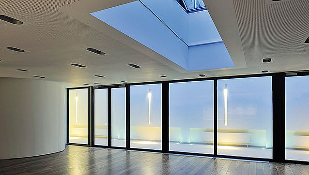 Jansen custom steel sliding folding door systems