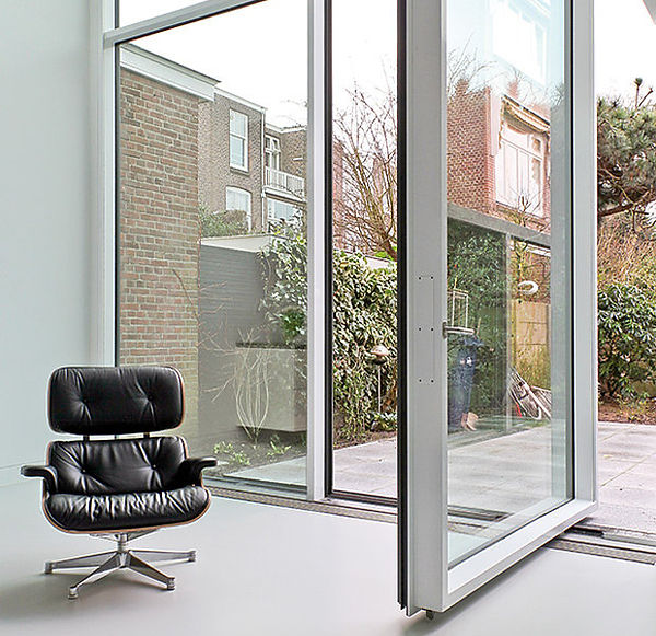 IQ Radiant Glass Floor to Ceiling Pivot Doors