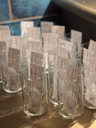 Personalized Engraved Drinkware for Flight Club Seattle Live Engraving Event 