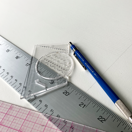 Guidelines in a breeze: The Ames Lettering Guide for Calligraphers