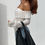 Thumbnail: Off Shoulder Sheer Knit Top