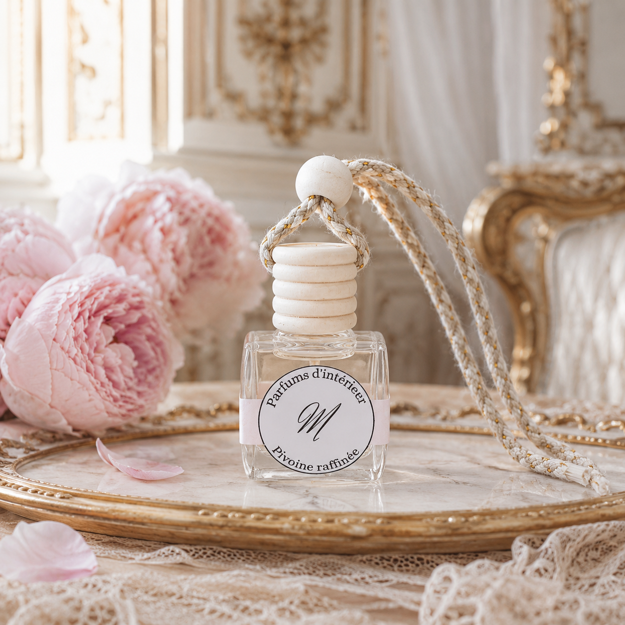 Diffuseur pour voiture Pivoine raffinée