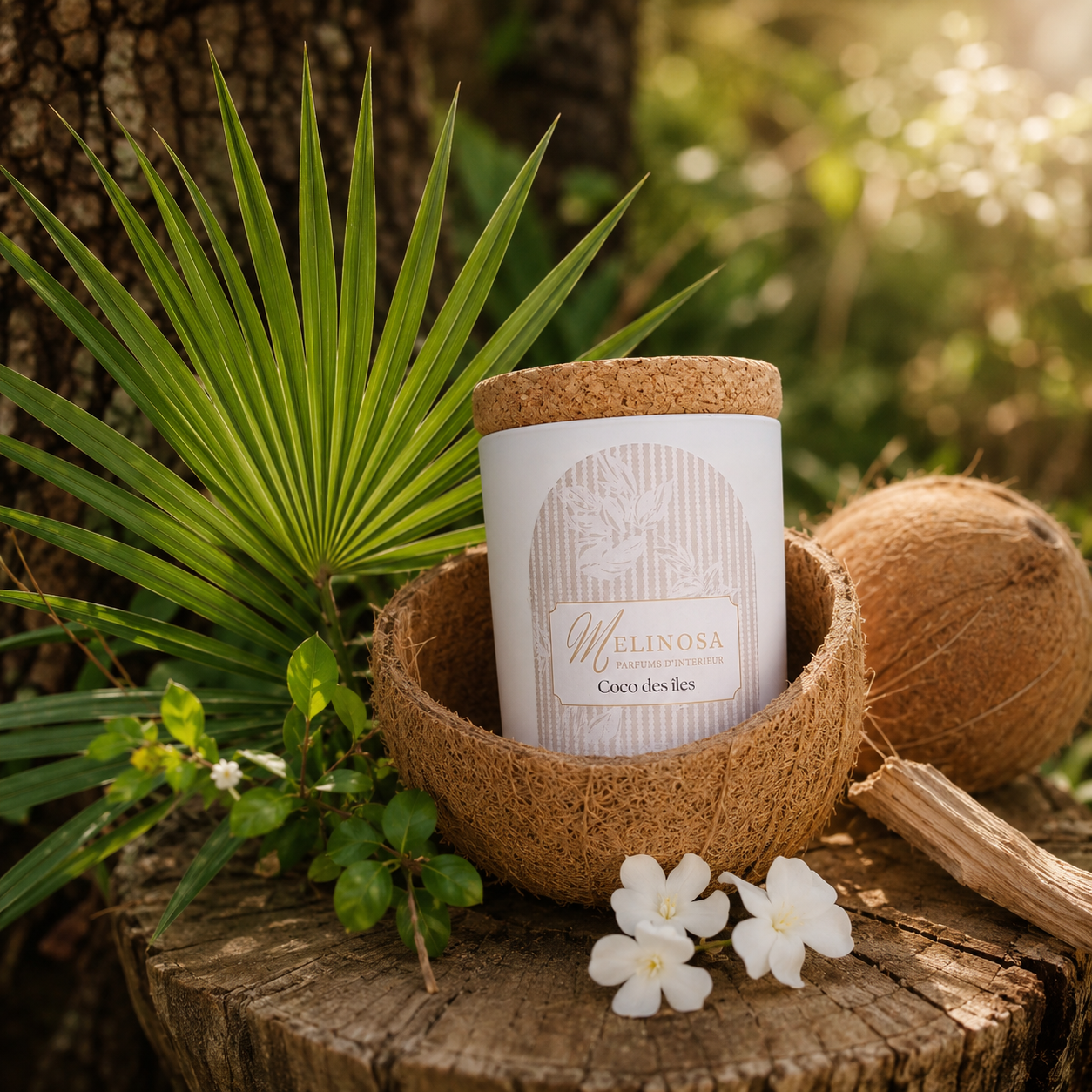 Bougie parfumée Coco des îles