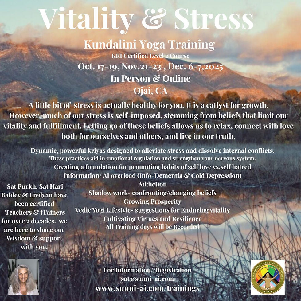 Vitality And Stress