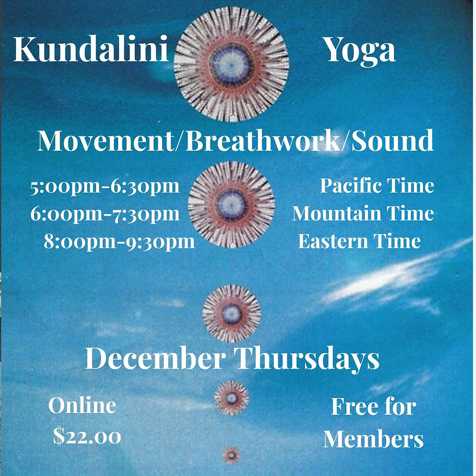 Kundalini Yoga Thursdays