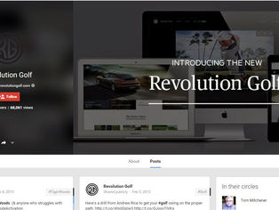 Revolution Golf on Google+