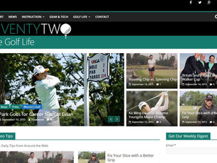Golf Lifestyle Digital Magazine Site