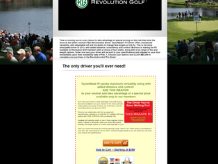 TaylorMade R1 Sale Page