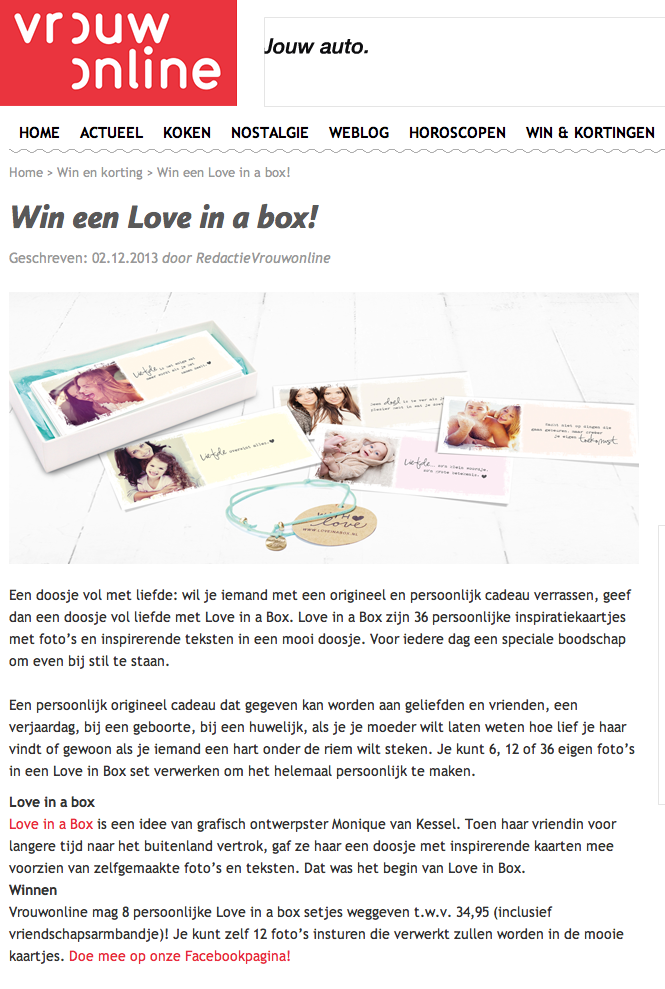 Vrouw online