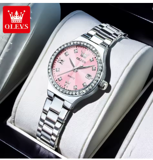 Miniatura: Olevs marca original relógio de quartzo feminino moda à prova dágua l