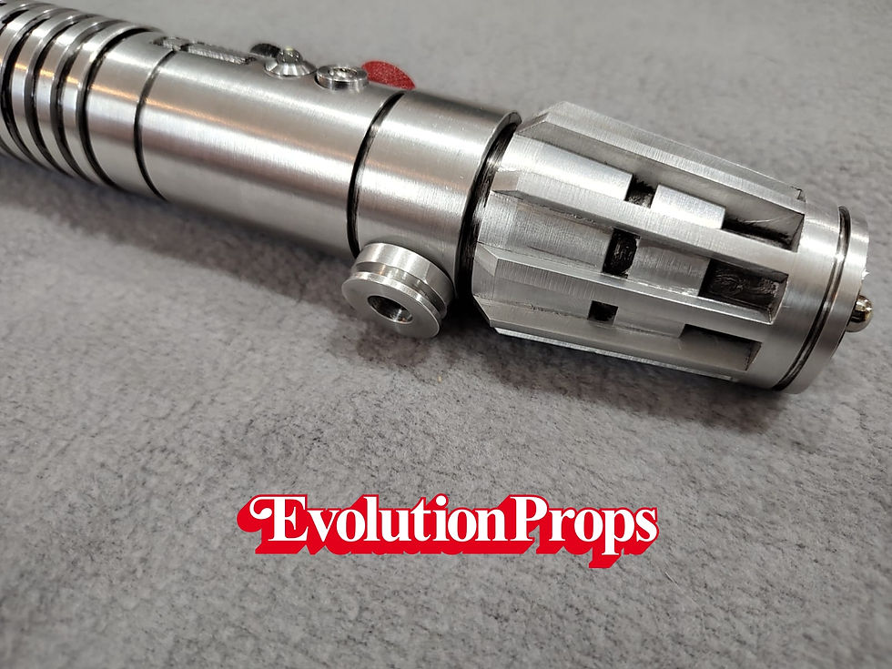 Thumbnail: Mace Windu TPM / AOTC Lightsaber Replica PROP 100% Metallic