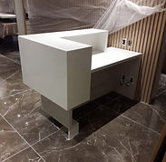 Detalhes de balcão para recepção