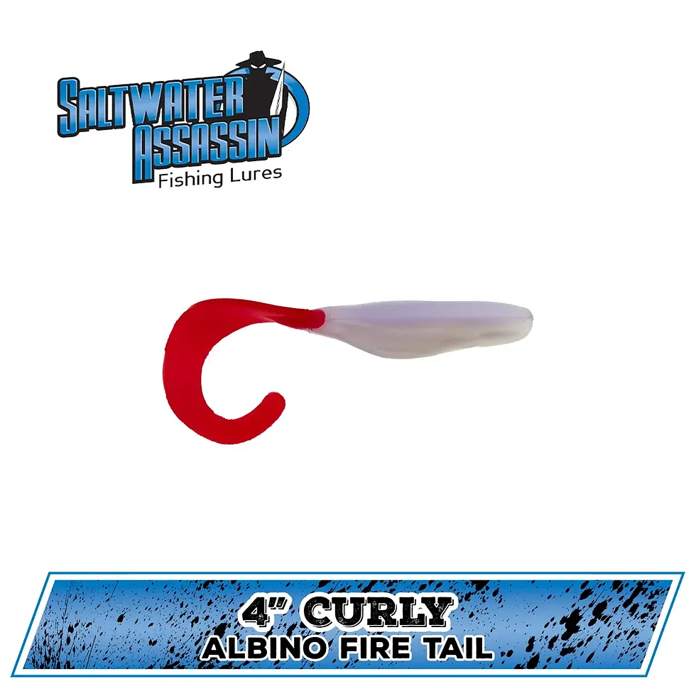 Thumbnail: 4" Saltwater Curly Tail Shad