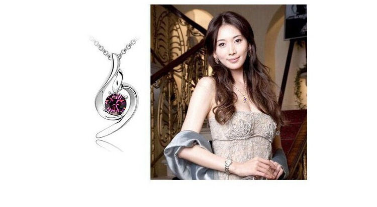 Thumbnail: 閃鑽幸運-柔美水晶項鍊 Diamond Angel - Soft Crystal Necklace