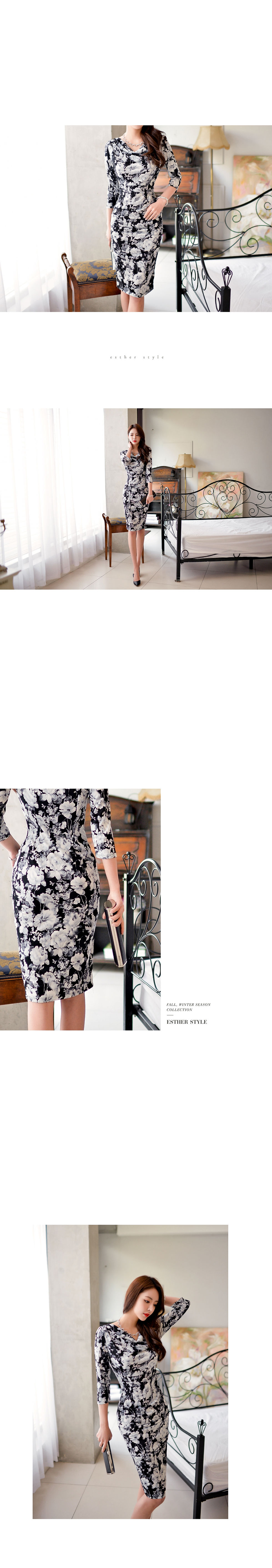 Thumbnail: esther-st-es 코코셔링 원피스♡韓國女裝連身裙