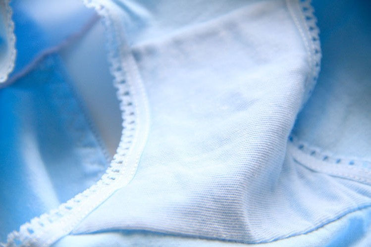 Thumbnail: 全棉蝴蝶結女士內褲中腰三角內褲ladies  waist briefs underwear