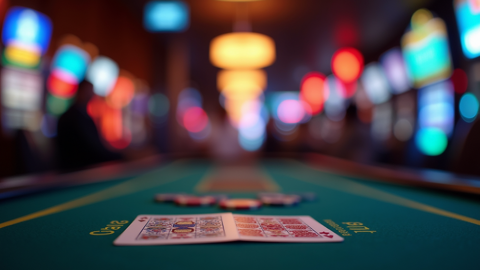 High angle view of responsible gambling resources