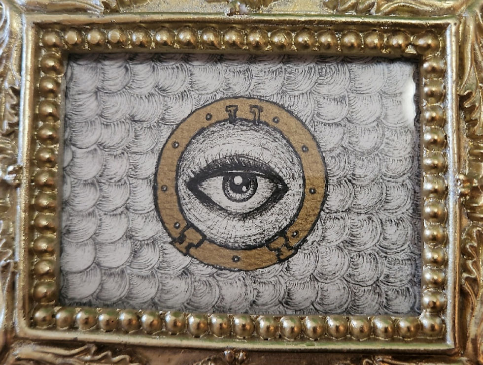 Thumbnail: "All Seeing Eye" Framed Mini Artworks