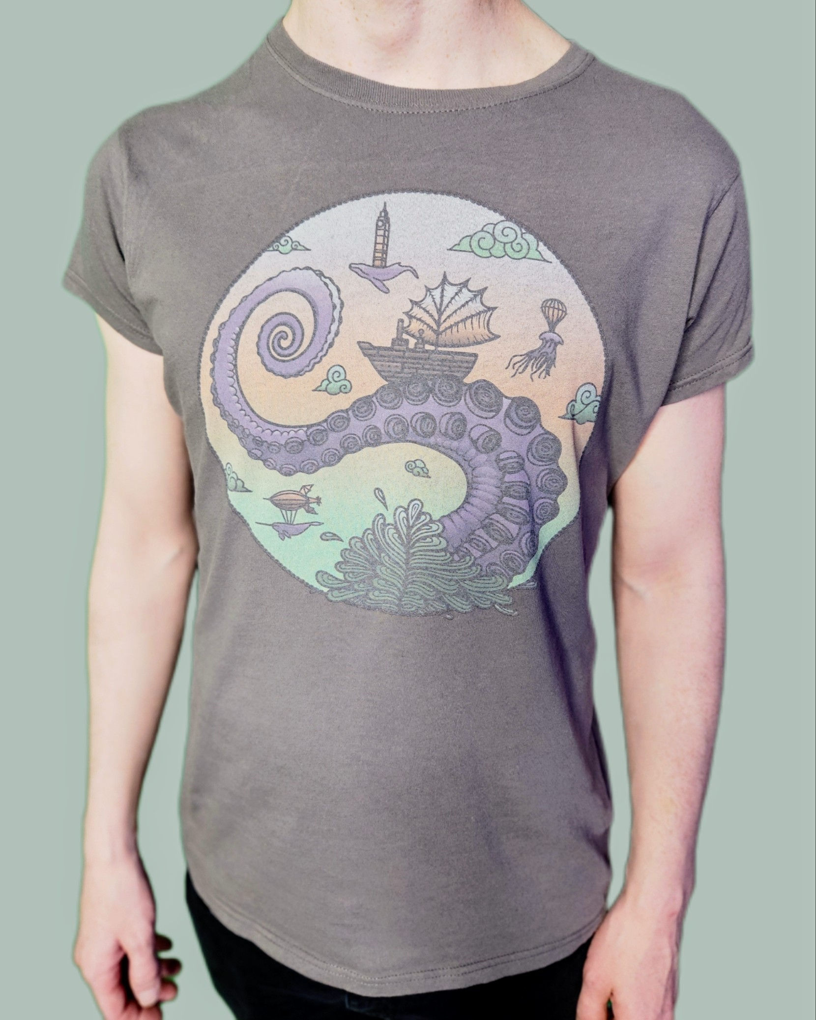 Charcoal Kraken T-Shirt