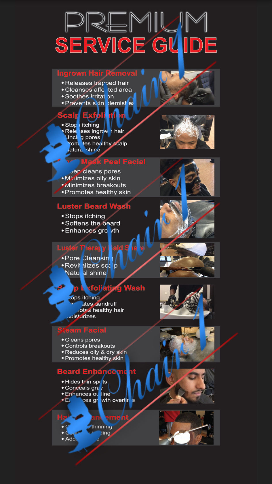 Premium Service Guide Poster