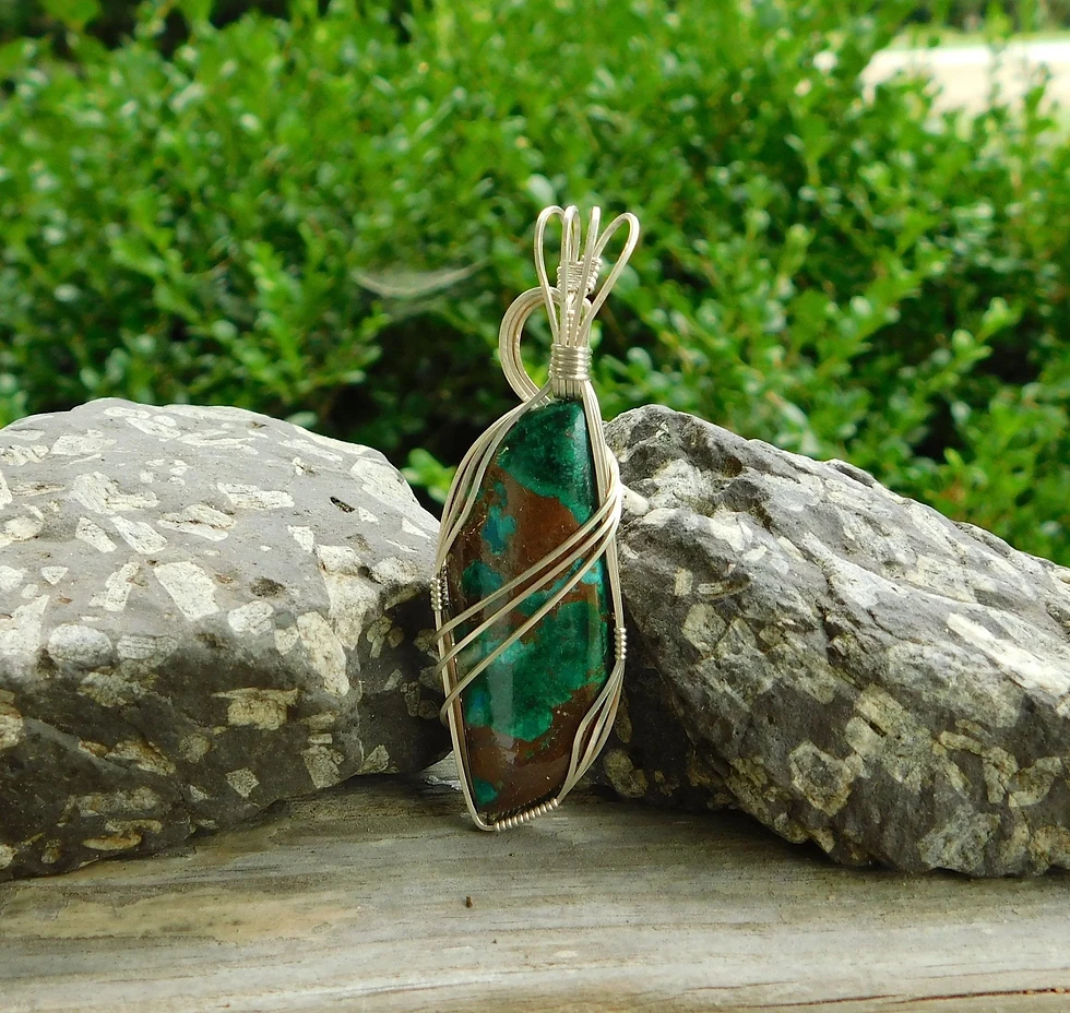 Thumbnail: Chrysocolla Necklace