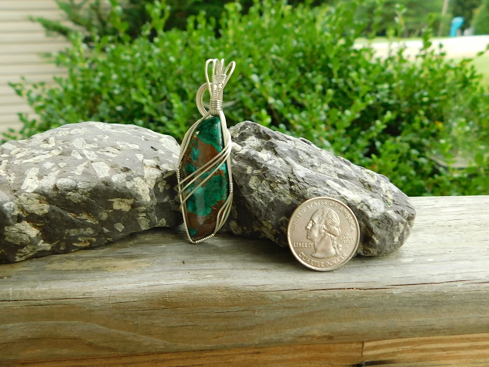 Thumbnail: Chrysocolla Necklace
