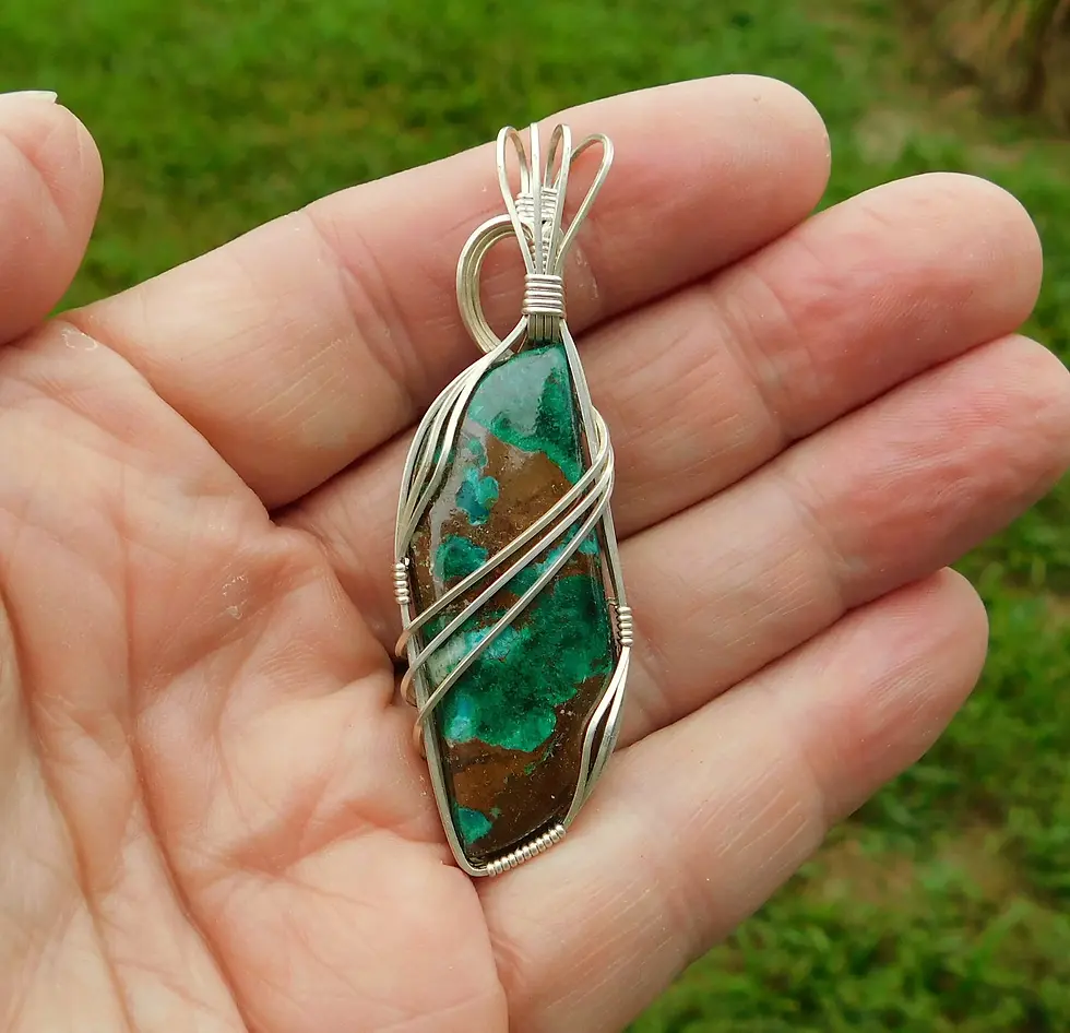 Thumbnail: Chrysocolla Necklace