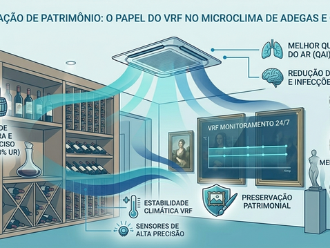 PRESERVAÇÃO DE PATRIMÔNIO: O PAPEL DO VRF NO MICROCLIMA DE ADEGAS E GALERIAS DE ARTE