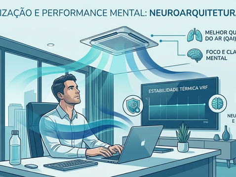 COMO A ESTABILIDADE TÉRMICA DO VRF POTENCIALIZA SEU HOME OFFICE