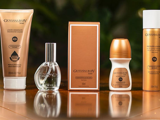imagem promovendo o lançamento da linha brown nova aposta da marca giovannas baby