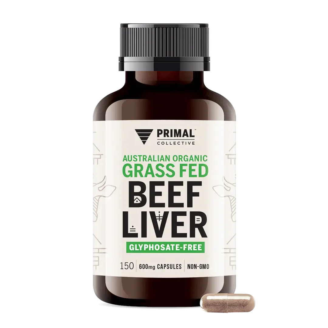 Grass Fed Desiccated Beef Liver Capsule