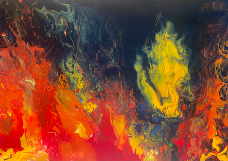 A surge of energy, like a living flame, rushing through everything. It crackles and dances, restless and untamed, filling the air with warmth and intensity. It is both creation and destruction at once: a force that ignites passion, drives change, and breathes life into stillness. Like fire, it can illuminate and inspire, casting golden light on what once lay hidden. Yet it also demands respect, for within its beauty lies raw power, capable of consuming, transforming, and reshaping all that it touches.