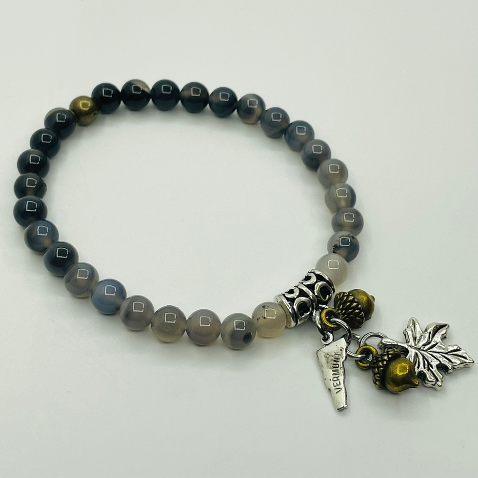 Thumbnail: Vermont Theme Stretch Bracelet 