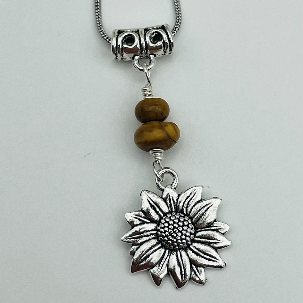 Thumbnail: Sunflower Earrings or Pendant 