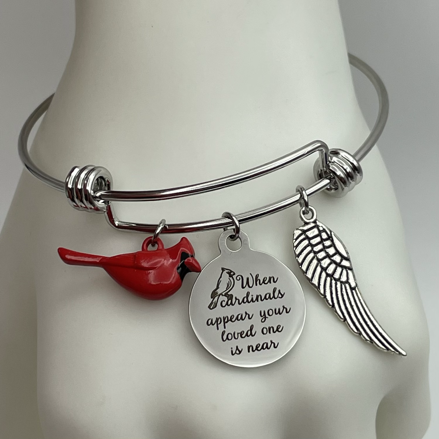 Cardinal Memorial Bangle