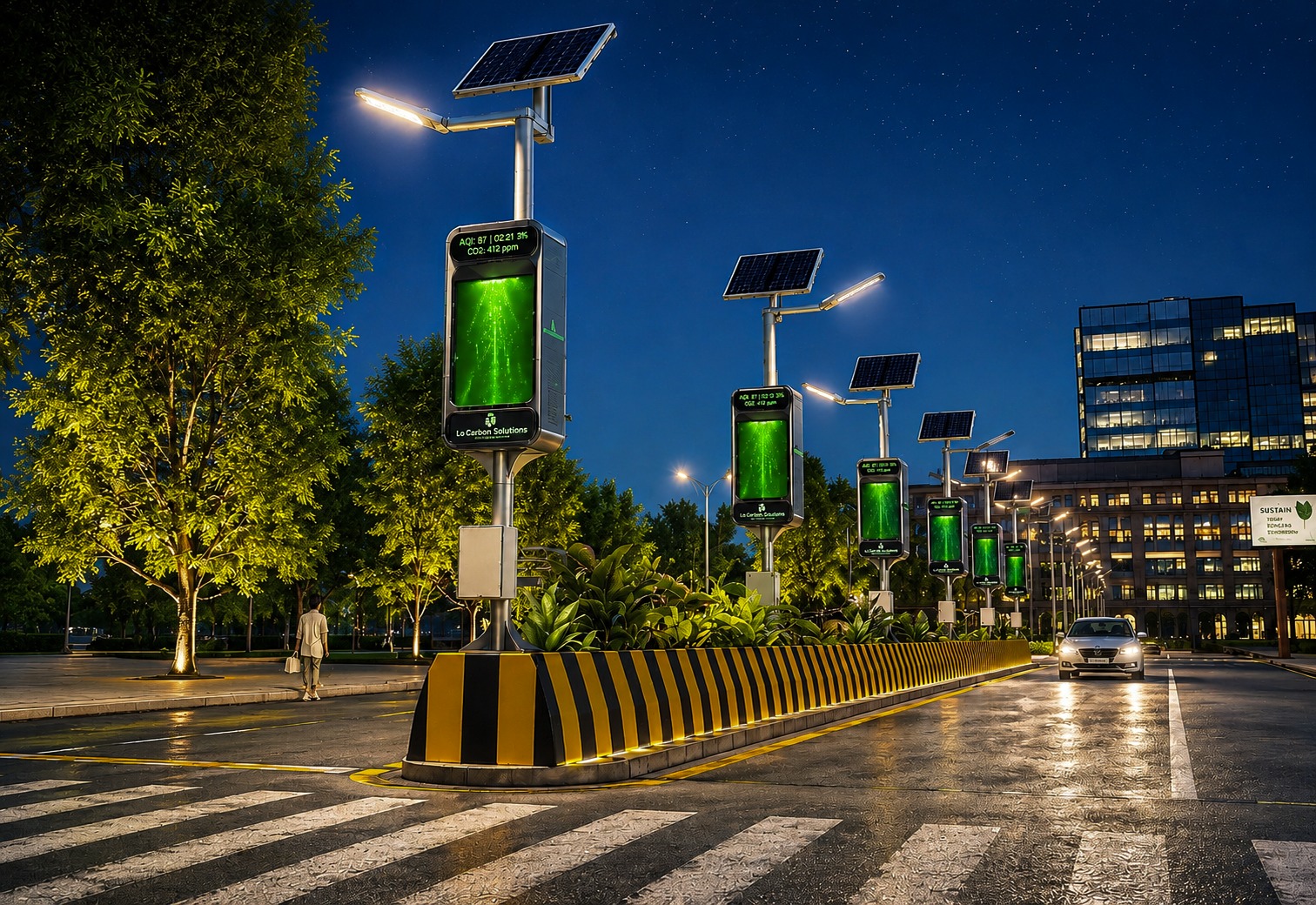 Self Sustained Street Lights