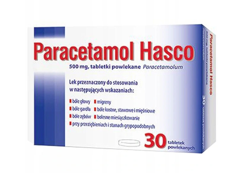 Paracetamol Hasco 500mg 30 tabletek