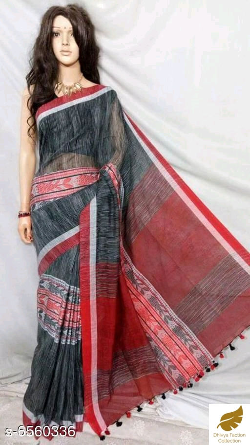 Thumbnail: Cotton  saree  
