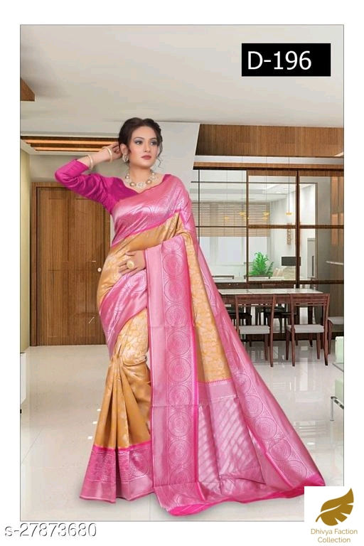 Thumbnail: Benita soft  silks  saree