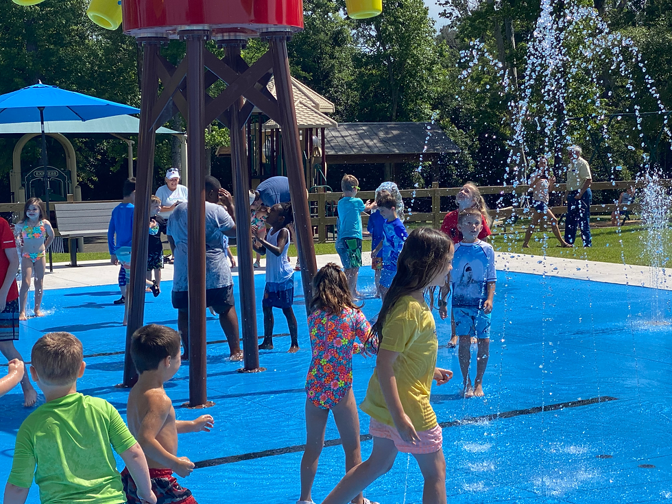 Kids Playing at Blountstown Splash Pad in Blountstown FL in Calhoun County FL