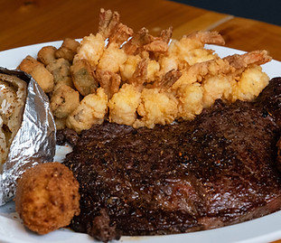 Calhoun County - Blountstown - Fiddler’s Steamhouse & Oyster Bar - Steak & Shrimp - 2023 (