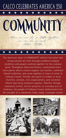 Calhoun county florida celebrates america 250