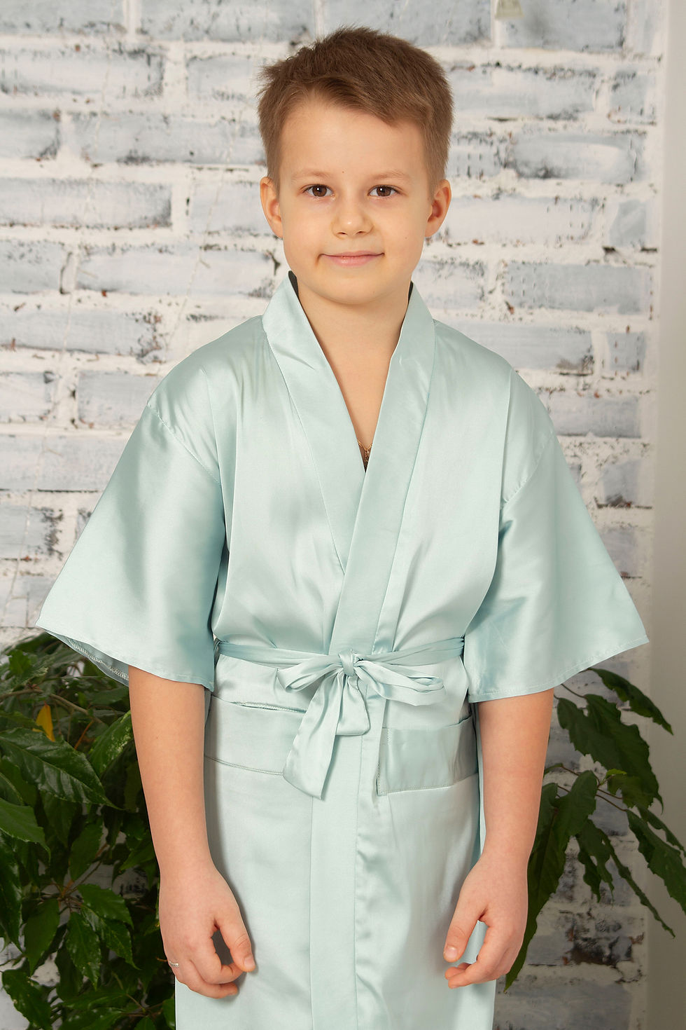Thumbnail: The Tao Silk Robes For Boys.