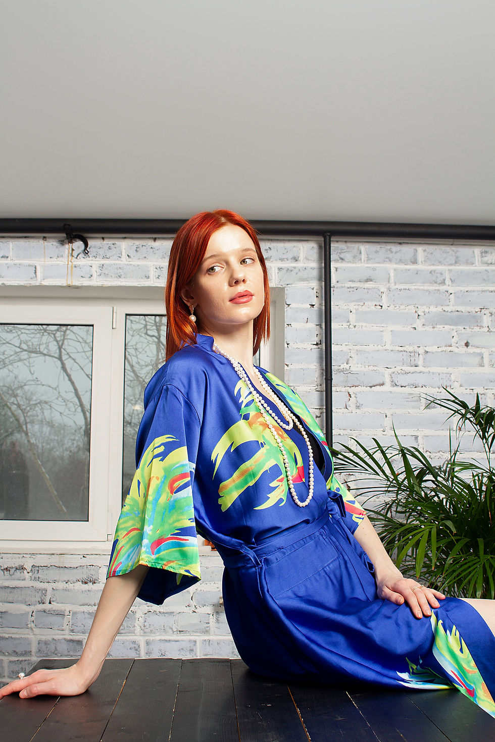 Thumbnail: The Amber Silk Floral Robes