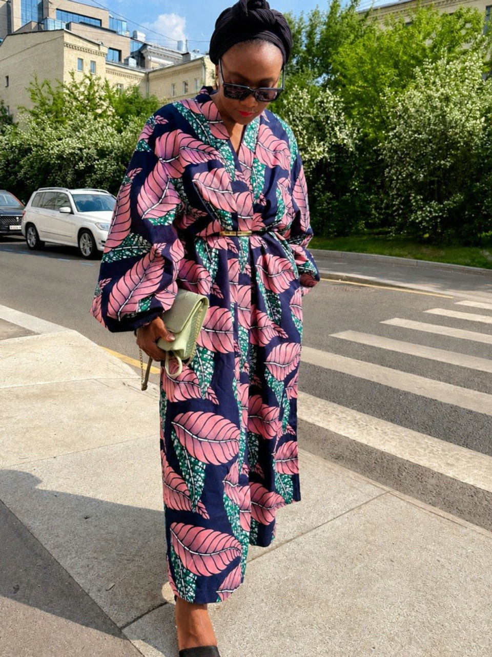 Thumbnail: Tropical Leaf Maxi Kimono