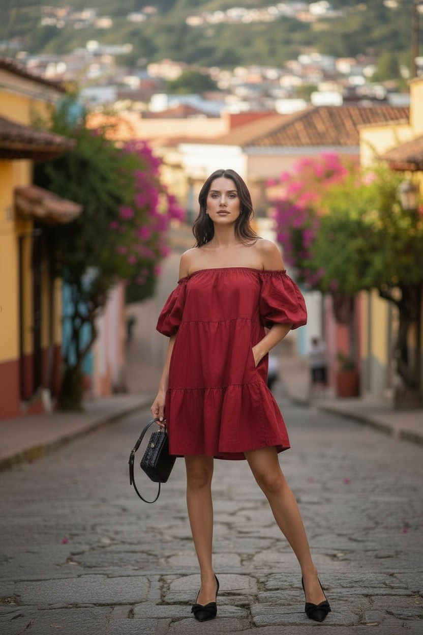 Thumbnail: Floral Loose-fit dress