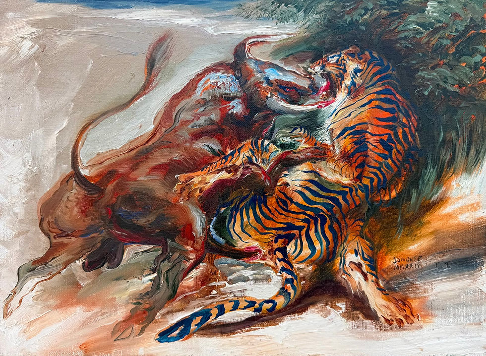 Thumbnail: Bull and Tiger